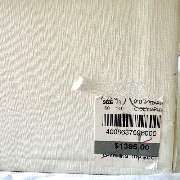 NWT Charlotte Olympia Swede over the knee boots size 38 - Picture 3 of 14